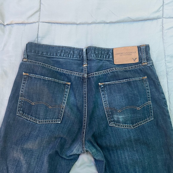 American Eagle original straight jeans. Size 32w and 32 inseam. 100%cotton - Picture 9 of 10